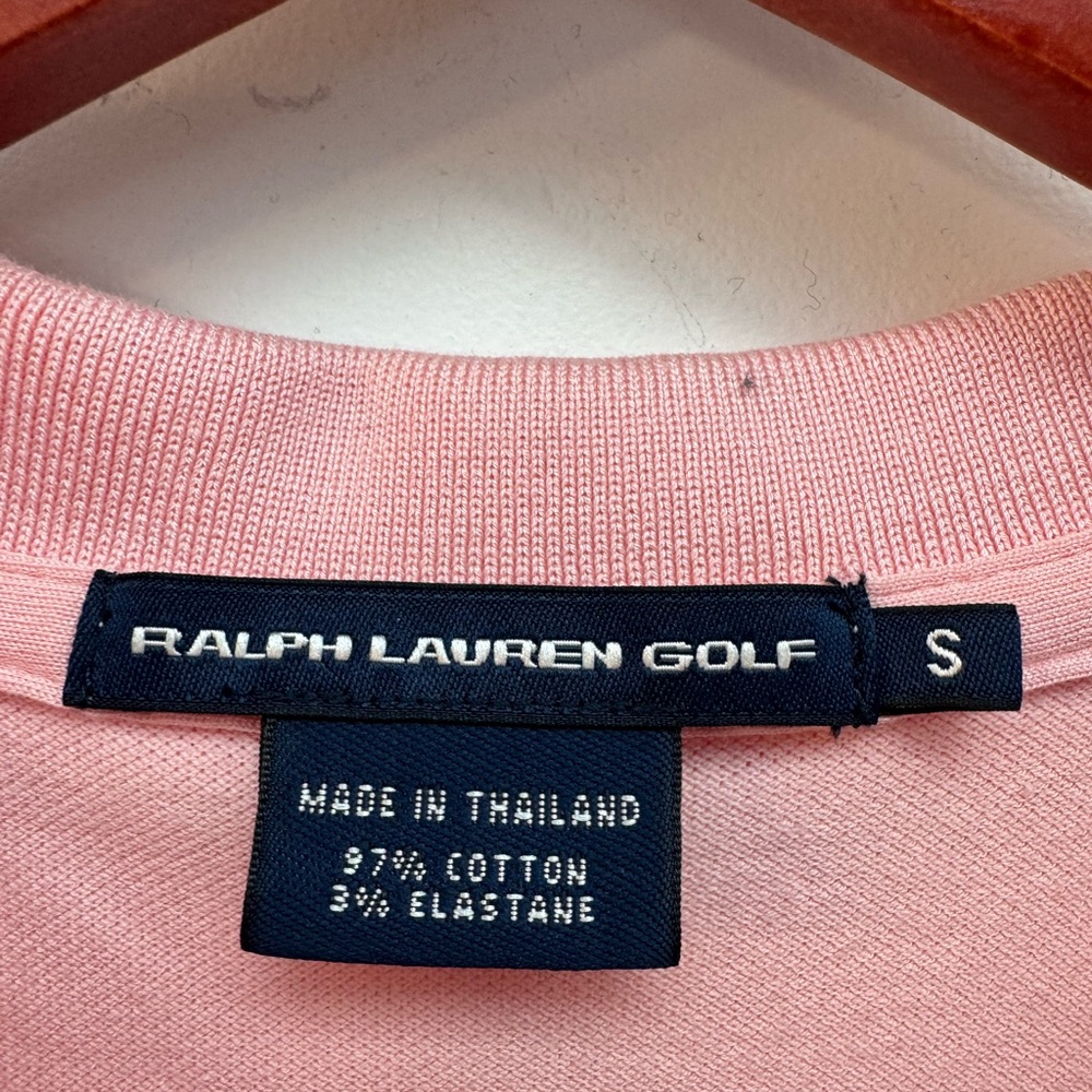 Ralph Lauren Golf Pink Polo Shirt - Picture 2 of 3